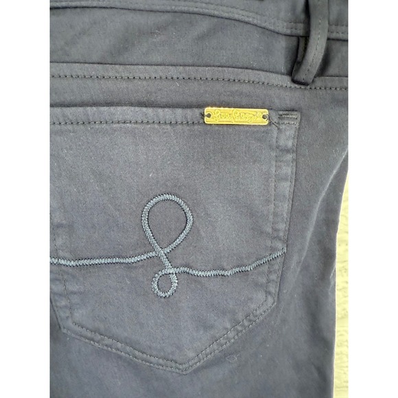 Lilly Pulitzer Worth Skinny Pants Midnight Navy Size 10 NWT Classic Preppy - Picture 7 of 11